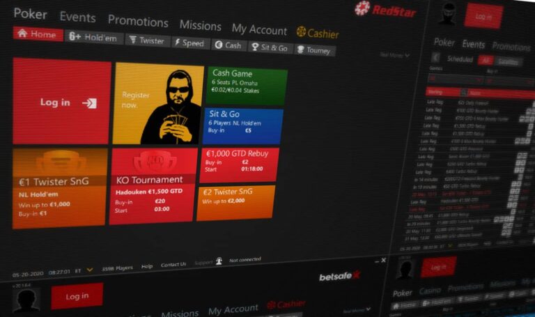 Betsafe client screen.